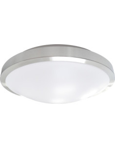 Plafoniera Rotunda LED, 16W, Rama Gri