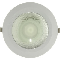 Spot Downlight LED Incastrabil 30W, COB, Alb Rece - 3
