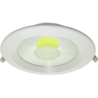 Spot Downlight LED Incastrabil 30W, COB, Alb Rece