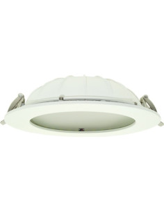 Spot Downlight LED Rotund 20W, Alb Rece, Iluminat Indirect