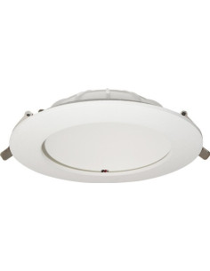Spot Downlight LED Rotund 15W, Alb Rece, Iluminat Indirect