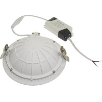Spot Downlight LED Rotund 15W, Alb Rece, Iluminat Indirect - 6
