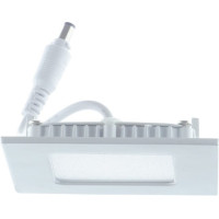 Spot LED Slim 3W, Patrat Mat, Alb Cald/Rece - 4