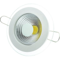 Spot LED 5W COB, Rotund cu Geam, Alb Rece - 3
