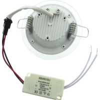 Spot LED 5W COB, Rotund cu Geam, Alb Rece - 6