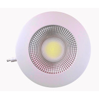 Spot LED Rotund 15W, COB, Alb Rece