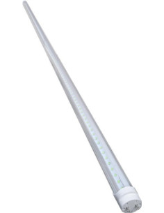 Tub LED 1500mm, 24W, Alb Rece, Dispersor Clar, Aluminiu+Plastic
