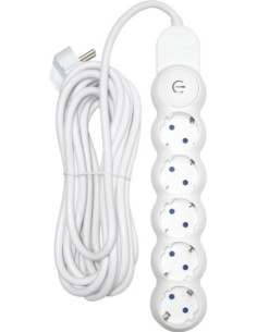 Prelungitor Schuko 5 Prize, Cablu 5m, Sectiune 3x1.5mm, Cu Intrerupator