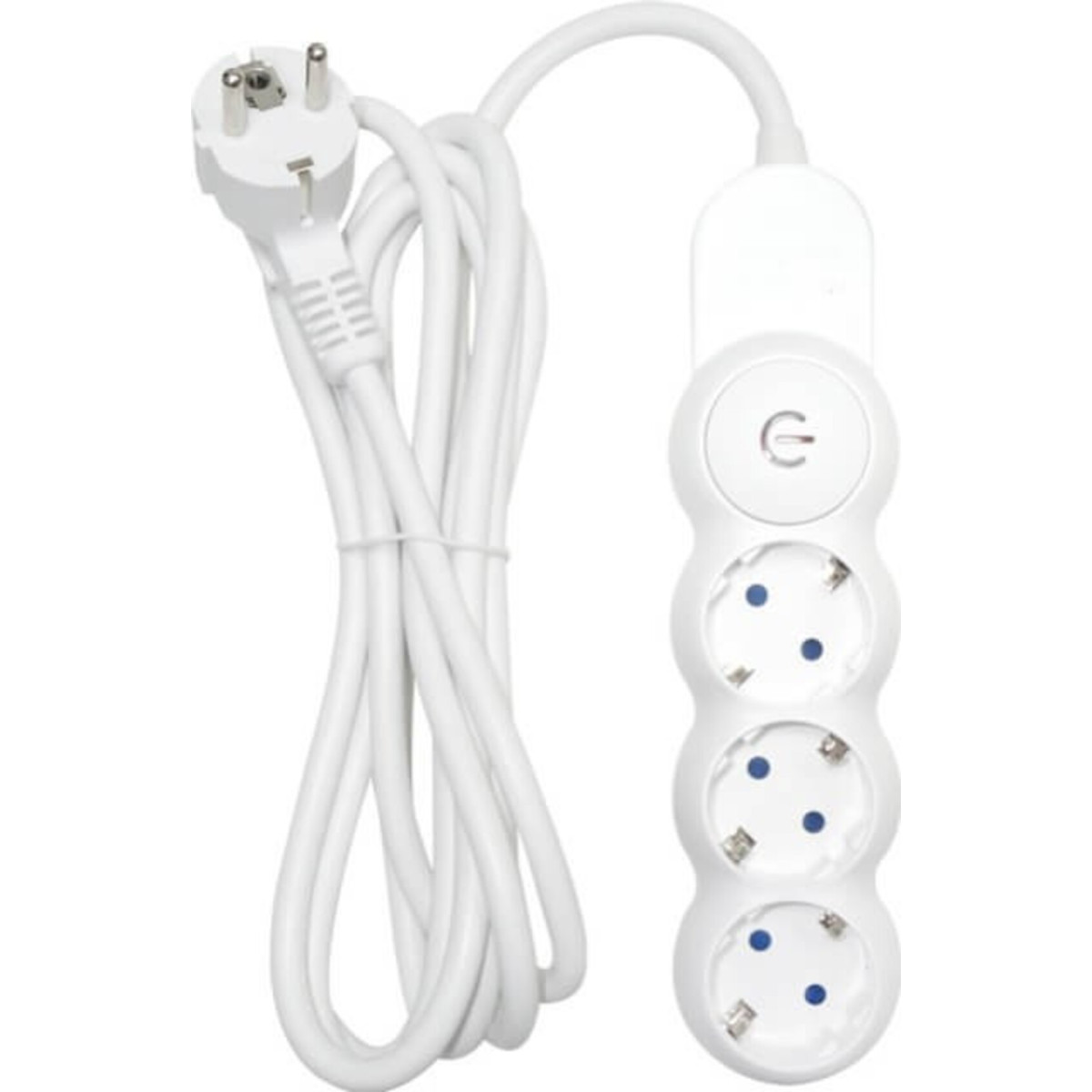 Prelungitor Schuko 3 Prize, Cablu 3 Metri, Sectiune 3x1.5mm, Cu Intrerupator