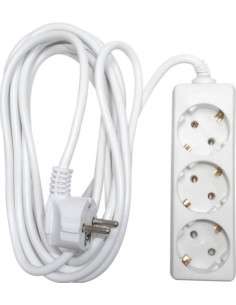 Prelungitor Schuko, 3 Prize, Cablu 5m, Sectiune 3x1mm