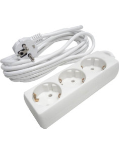 Prelungitor Schuko, 3 Prize, Cablu 5m, Sectiune 3x1mm