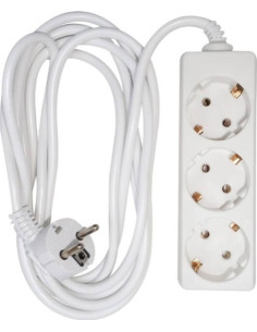 Prelungitor Schuko, 3 Prize, Cablu 3 Metri, 3X1Mm