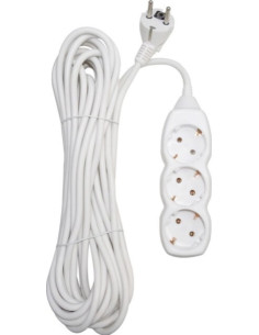 Prelungitor 10m, 3 Prize Schuko, Cablu 3x1mm