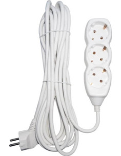Prelungitor Schuko, 3 Prize, Cablu 7m, Sectiune 3X1mm