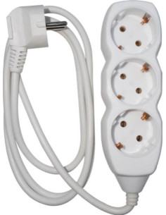 Prelungitor Schuko cu 3 Prize, Cablu 1.5m, Sectiune 3x1mm