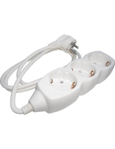 Prelungitor Schuko cu 3 Prize, Cablu 1.5m, Sectiune 3x1mm