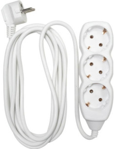 Prelungitor Schuko cu 3 Prize, Cablu 3m, Sectiune 3X1mm