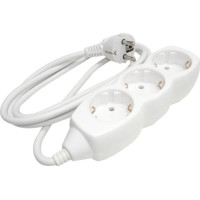 Prelungitor 3 Prize Schuko, 2 metri, Cablu 3X1mm - 3