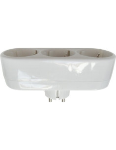 Adaptor Schuko, Liniar, Cu 3 Prize