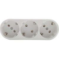 Adaptor Schuko, Liniar, Cu 3 Prize