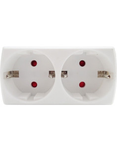 Adaptor Schuko, 2 Prize, Drept