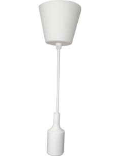 Pendul Alb E27, Design Deco