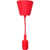 Pendul Rosu E27, Design Deco