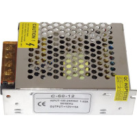 Transformator LED 12V, 60W, 5A, IP20 - 4