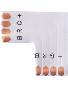 Conector RGB 12V, Colt pentru Banda LED