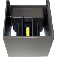 Aplica Exterior Neagra, LED 6W, Model 606, Montaj Perete - 2