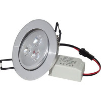 Spot Rotund LED, 3x1W, Rama Aluminiu - 4