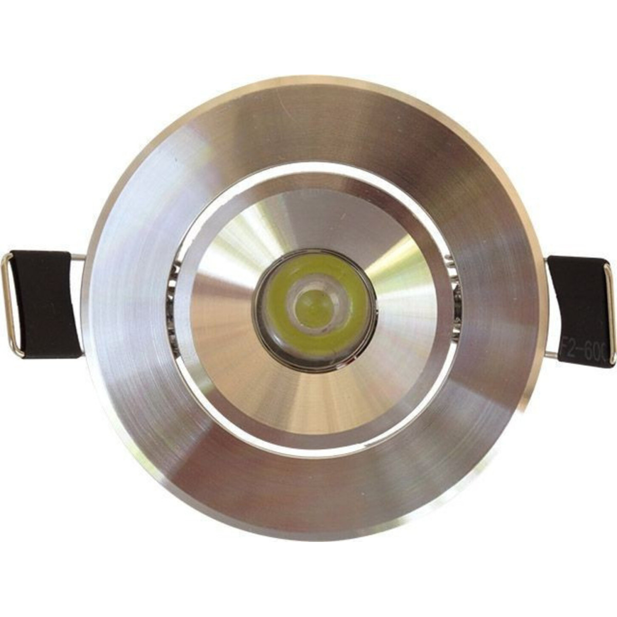 Spot LED Rotund, 1W, Aluminiu, Rama Reglabila