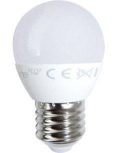 Bec Sferic LED 7W, E27, Alb Cald/Rece
