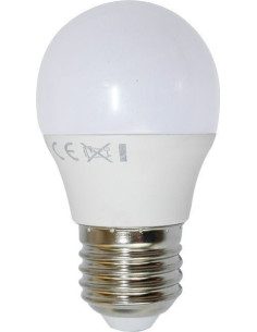 Bec Sferic G45, 3W, E27, Lumina Alba Rece
