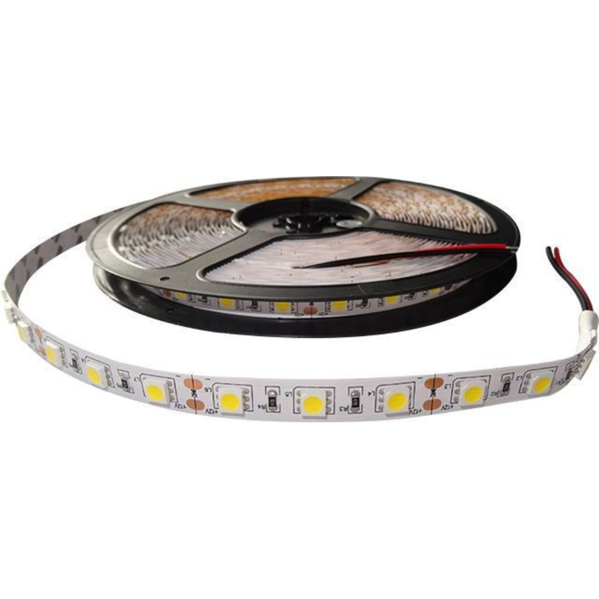 Banda LED 5050, 14.4W, Alb Natural, 12V, IP20