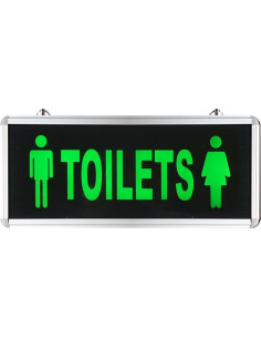 Lampa LED de Urgenta, Toaleta Unisex, 2 Fete