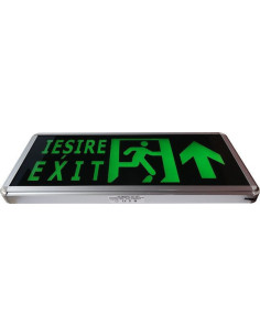 Lampa Iluminat LED Siguranta, Iesire Exit, Sageata In Sus,1 Fata
