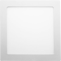 Spot LED Slim Patrat, 18W, Alb Rece