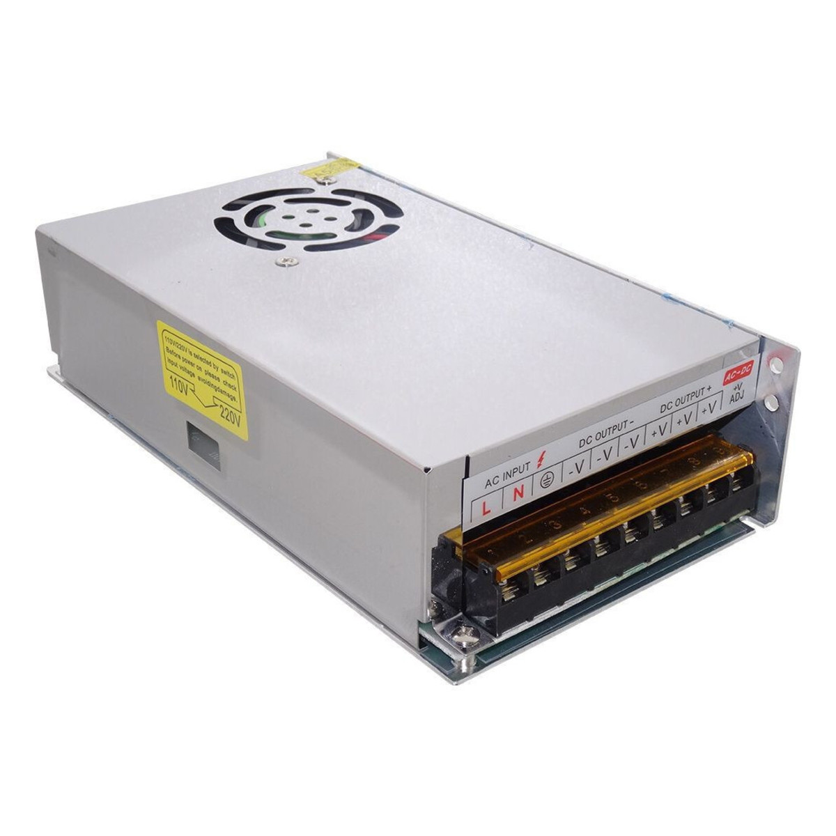 Transformator 220V/12V, 300W, 25A, IP20 pentru Benzi LED
