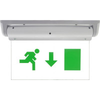 Lampa LED Exit, Sageata Jos, Autonomie 5 Ore
