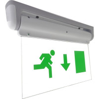 Lampa LED Exit, Sageata Jos, Autonomie 5 Ore - 3