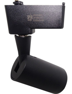 Spot LED 30W, Alb Rece, Montaj pe Sina, Negru