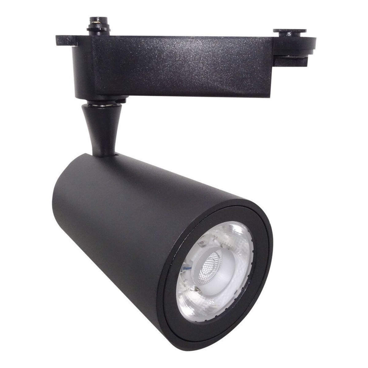 Spot LED 12W, Negru, Lumina Alb Natural, Montaj pe Sina