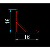 Profil Liniar Aluminiu 100cm, Mat, Aplicat, 90 Grade - 4