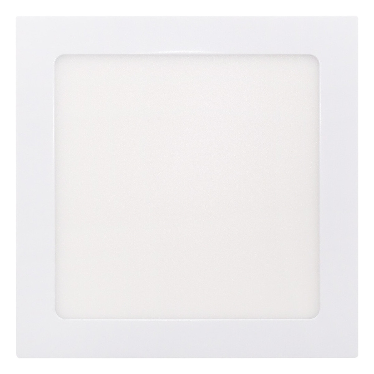 Spot LED 15W, Patrat, Rama Alba