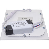 Spot Slim LED, 9W, Patrat, Cu Rama Alba - 4