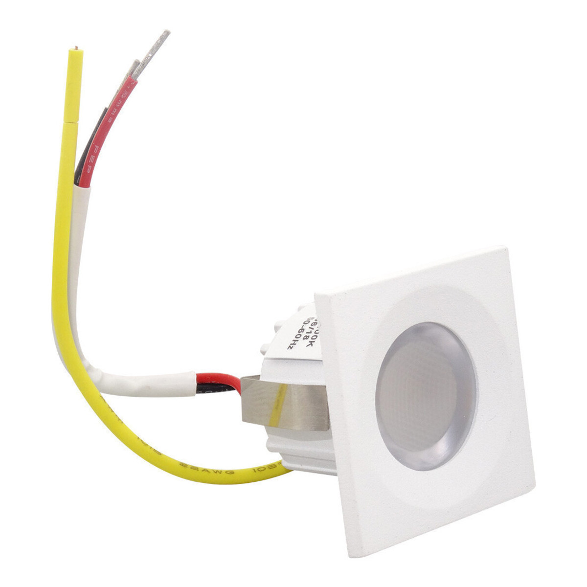 Spot LED 3W, 220V, Patrat, 35x35 mm