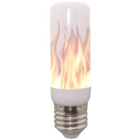 Bec E27 LED, 3W, Iluminare Efect Flacara