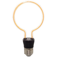 Bec LED Decorativ, 4W, E27, Lumina Calda, Design Circular Alb
