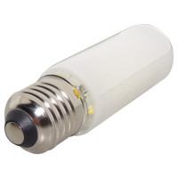 Bec Tubular LED, Filament E27, 6.5W, Alb Rece, Mat - 3